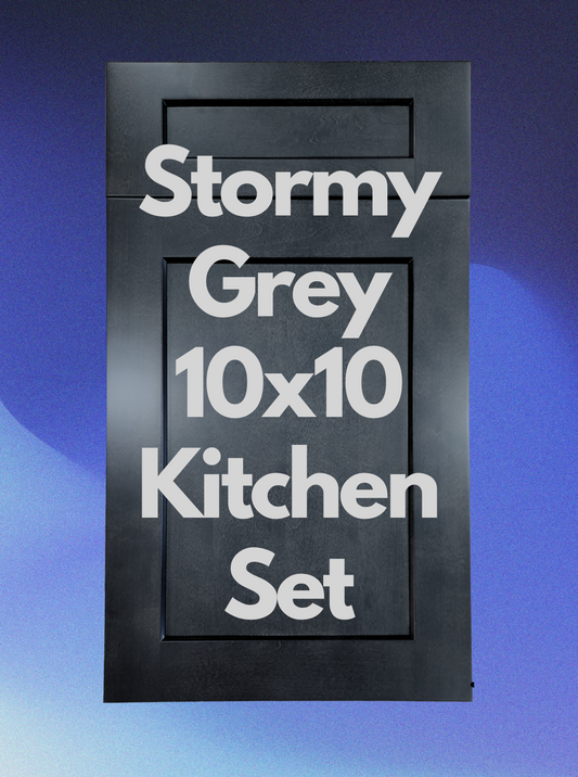 10x10 Stormy Grey Kitchen Set