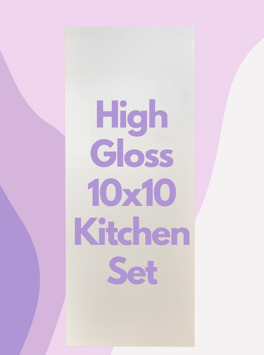 10x10 High Gloss Kitchen Set