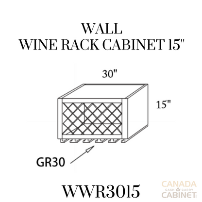WWR3015 Shaker Grey Box and Door